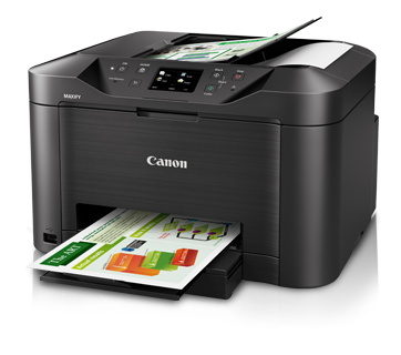 M&#225;y In Phun Tốc Độ Cao Khổ A4 Canon Maxify MB5070 (Print -Scan -Copy -Fax -ADF, In Mạng, WiFi, Mobile Print)